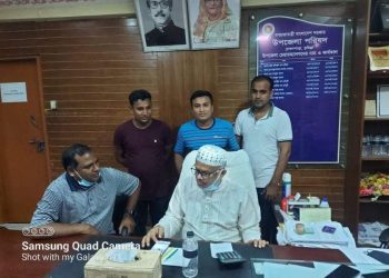 ব্রাহ্মণপাড়া উপজেলা চেয়ারম্যানের সঙ্গে সৌজন্য সাক্ষাত