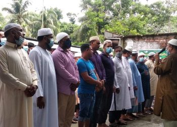 যুগ্ন আহ্বায়ক রুবেলের দাদীর জানাজা নামাজ অনুষ্ঠিত