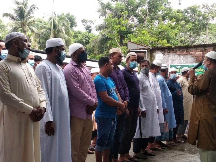 যুগ্ন আহ্বায়ক রুবেলের দাদীর জানাজা নামাজ অনুষ্ঠিত