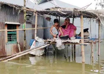 বিপৎসীমার ২৫ সেমি ওপরে যমুনার পানি