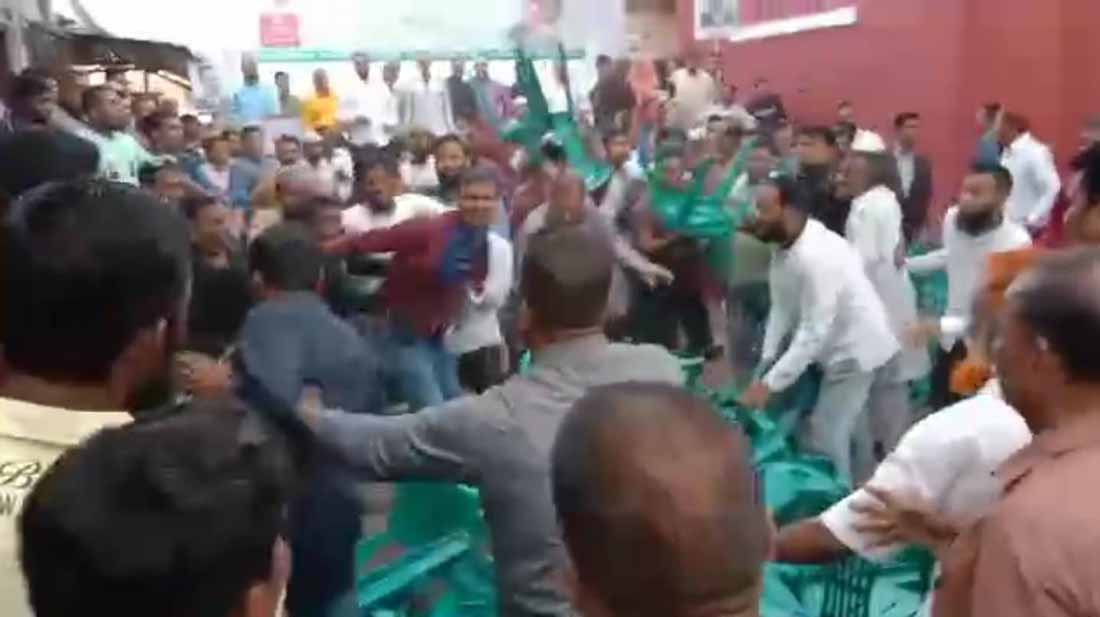বরিশালে বিএনপির দুই গ্রুপে সংঘর্ষ, আহত ১২(ভিডিওসহ)