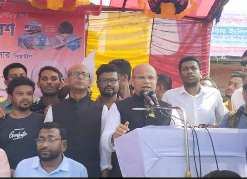 সরকারের উন্নয়ন বার্তা দিতে নোমানের শান্তি সমাবেশ