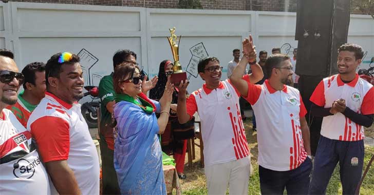 আ.লীগের প্রীতি ক্রিকেট ম্যাচে জয় পেল ঢাকা মহানগর দক্ষিণ