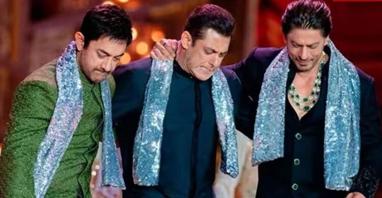 ‘নাটু নাটু’ গানে একসাথে পা মেলালেন বলিউডের ৩ খান