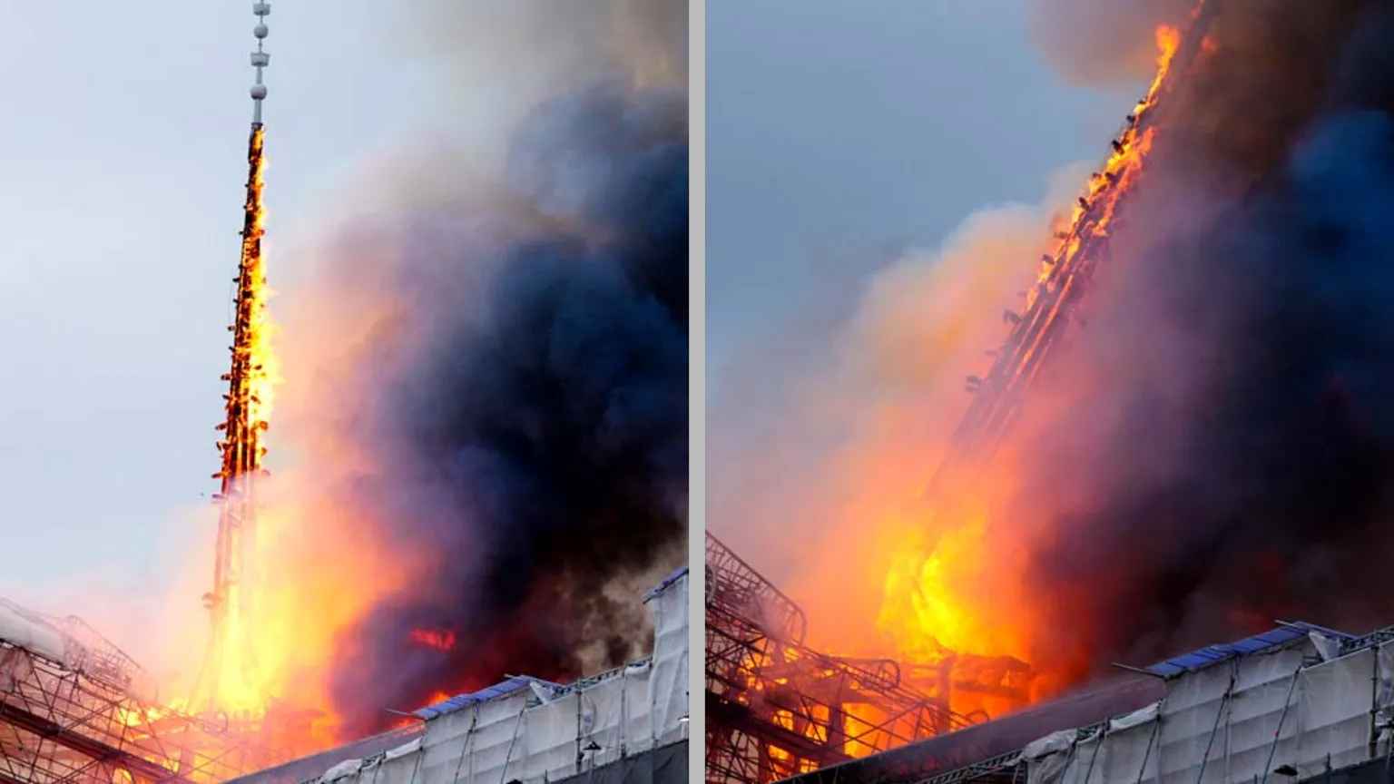 আগুনে পুড়ে ছাই ডেনমার্কের ‘৪শ বছরের ঐতিহ্য’