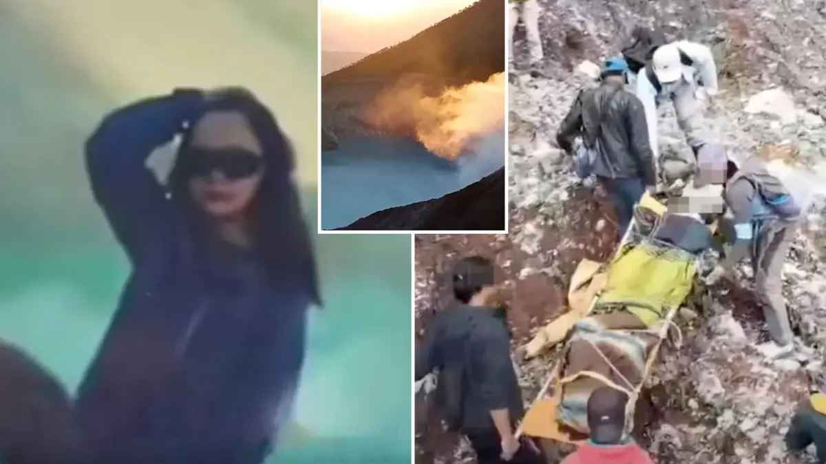 ছবি তুলতে গিয়ে আগ্নেয়গিরিতে পড়ে চীনা নারী নিহত