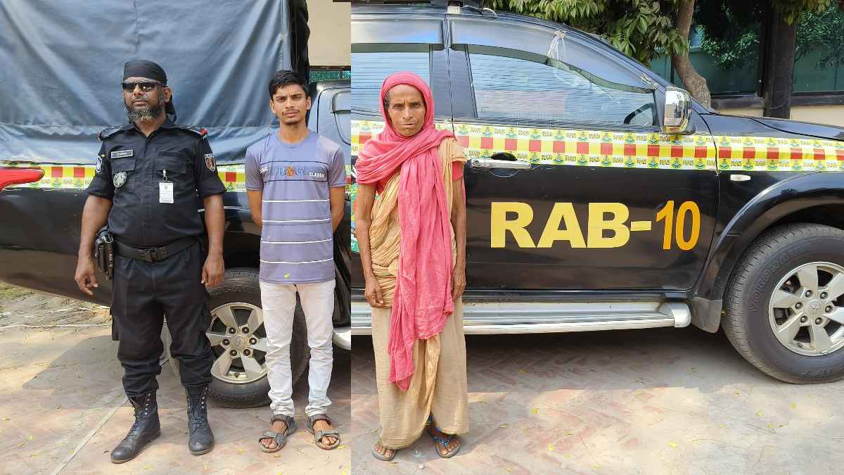 ফরিদপুরের মধুখালীতে হত্যা মামলার দুই পলাতক আসামি গ্রেফতার