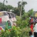 বাউফলে দশমিনা এক্সপ্রেস বাস দুর্ঘটনায় আহত ৭