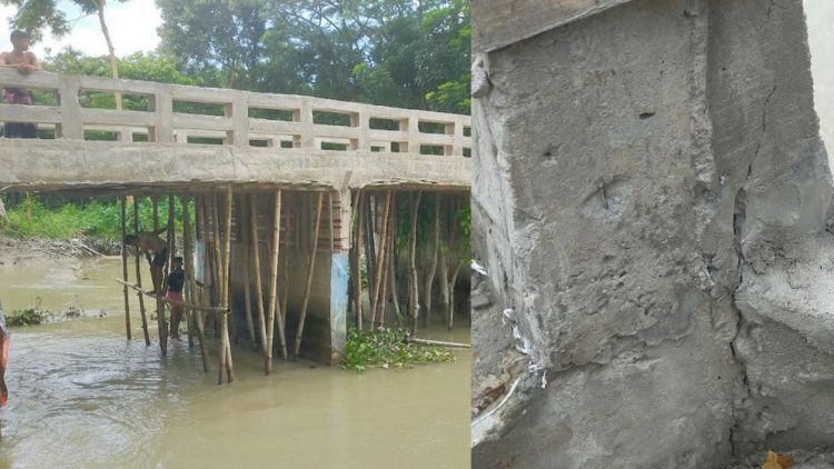 বাউফলে হস্তান্তরের আগেই একাধিক উন্নয়ন প্রকল্পে ফাটল