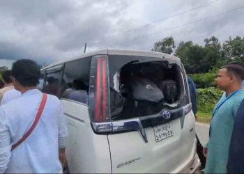 সিলেটে এনসিপির গাড়িবহরে ফের হামলা