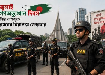 জুলাই গণঅভ্যুত্থান দিবস ঘিরে দেশজুড়ে র‍্যাবের বিশেষ নিরাপত্তা ব্যবস্থা