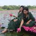 জলের বুকে লাল শাপলার স্বর্গরাজ্য, নতুন সাজে সাতলার শাপলা বিল