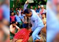 পরকীয়ার অভিযোগে সালিশে নারীকে চেয়ারম্যানের জুতাপেটা