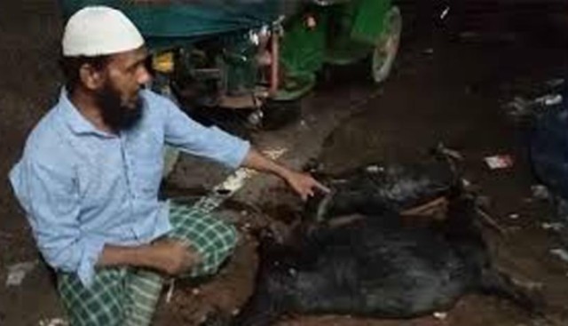 পিরোজপুরে ছাগল হত্যার বিচারের দাবিতে থানায় কৃষক