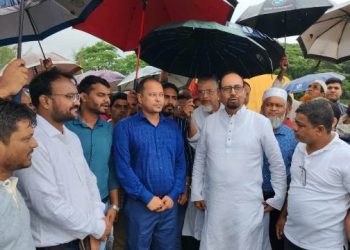 বিষখালী নদীর ফেরিঘাটে সেতু নির্মাণ আমার শপথ: এমপি রফিকুল
