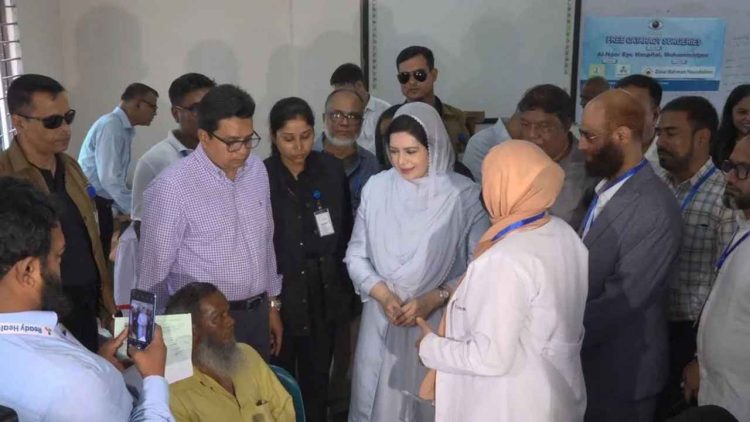 রোগীদের বিনামূল্যে অপারেশন ক্যাম্প উদ্বোধন ডা. জুবাইদার